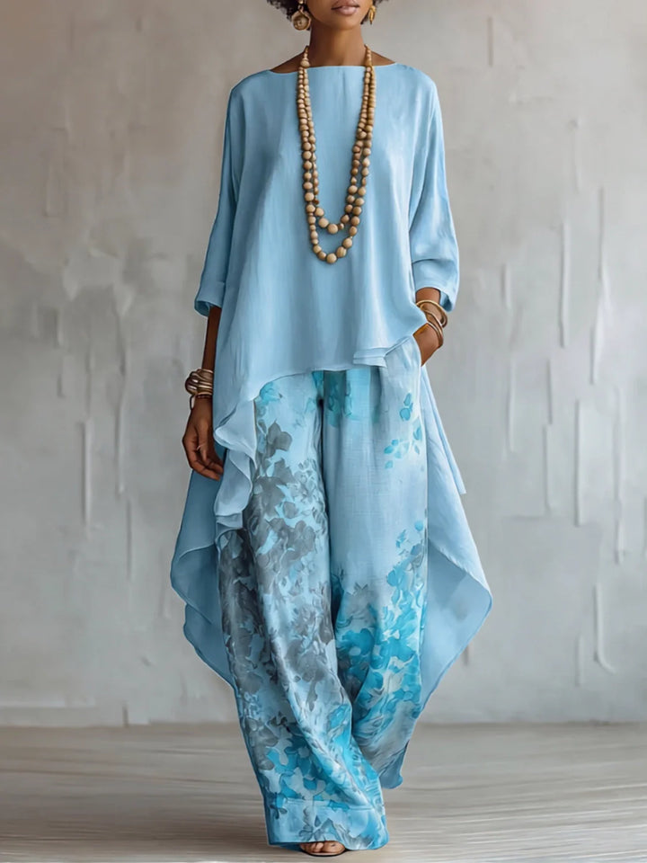 Harper | Flowy Asymmetric Floral Set