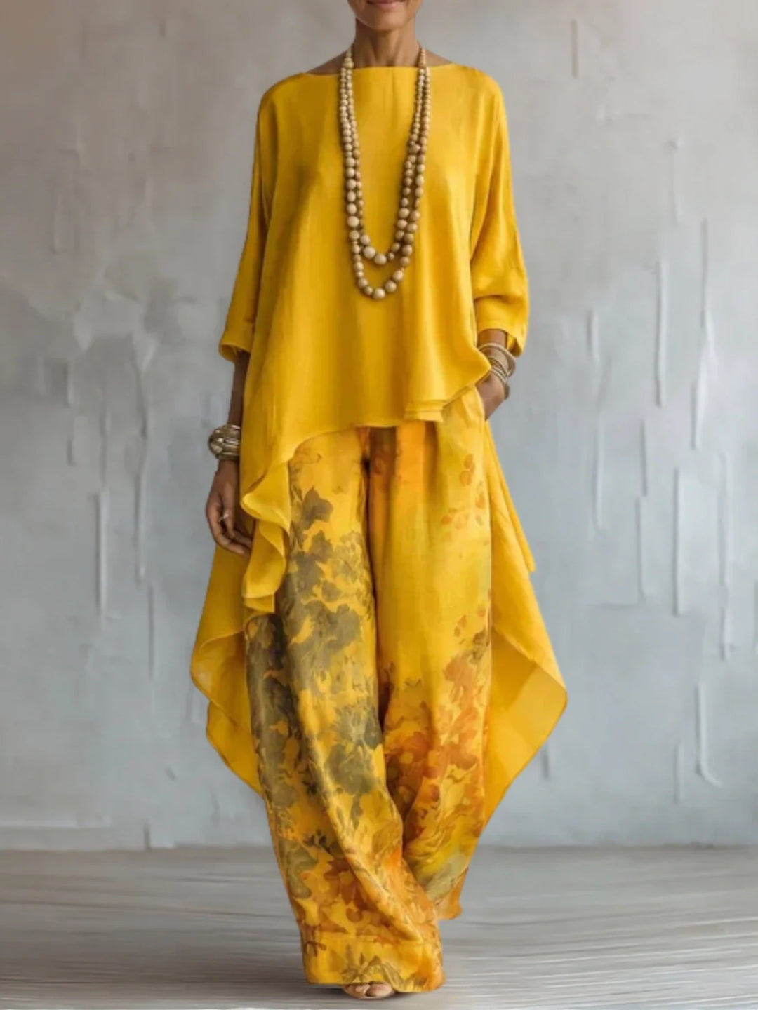 Harper | Flowy Asymmetric Floral Set