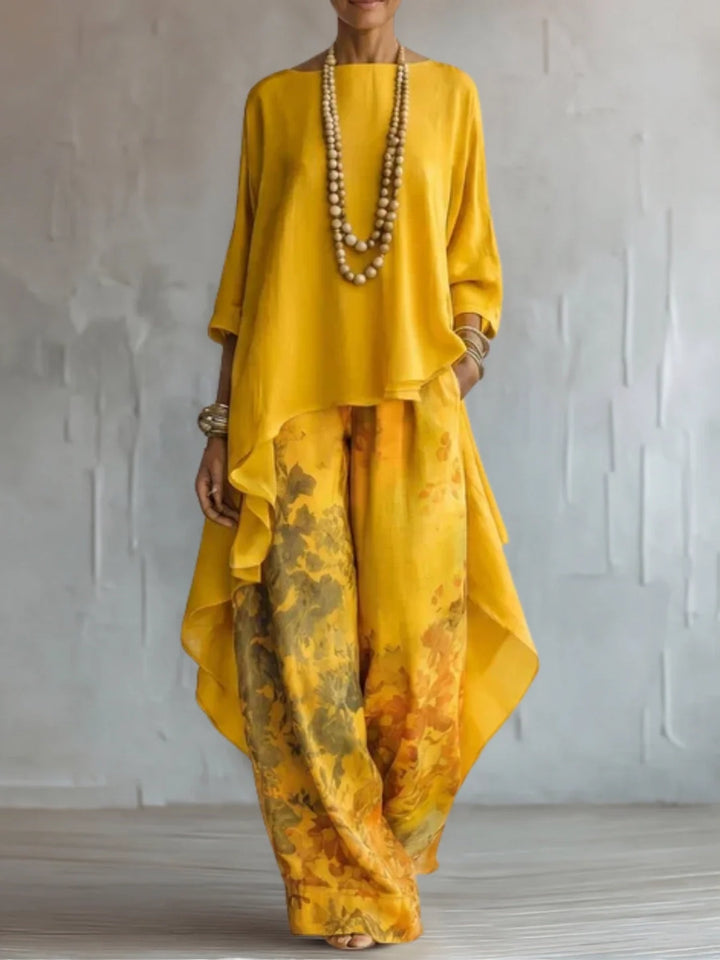 Harper | Flowy Asymmetric Floral Set