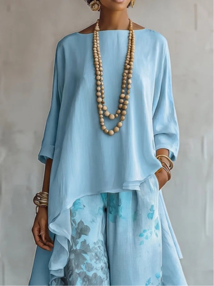 Harper | Flowy Asymmetric Floral Set