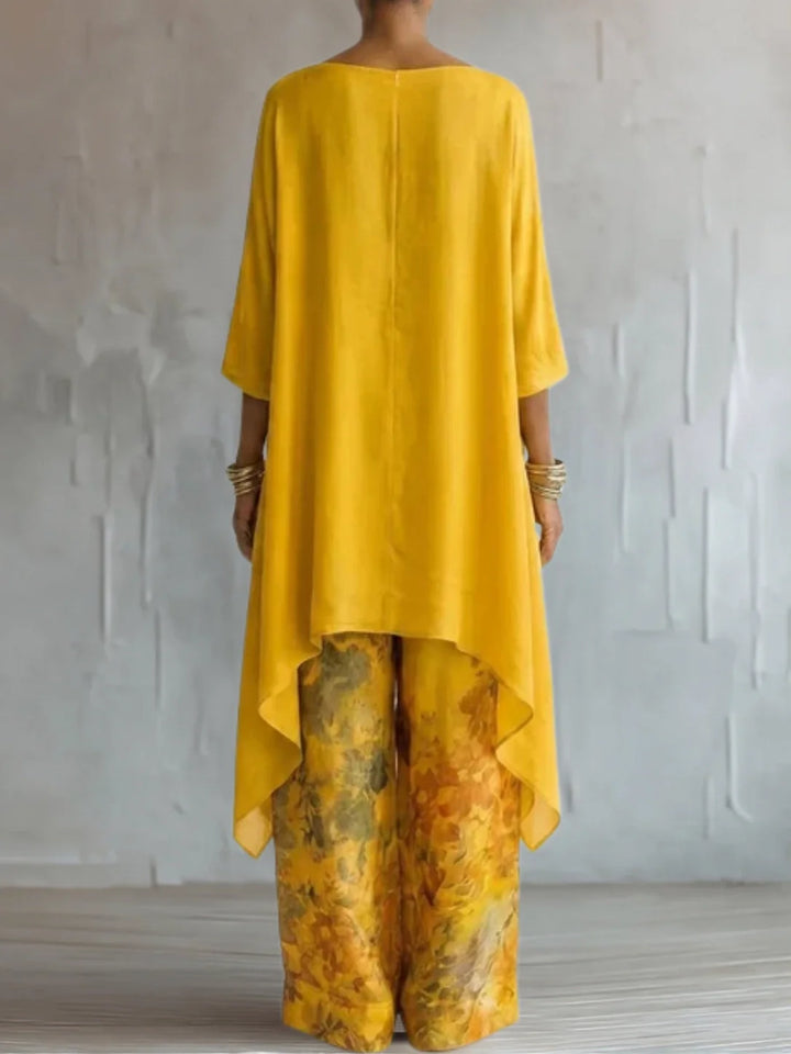 Harper | Flowy Asymmetric Floral Set