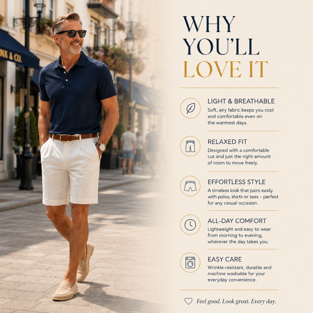 George | Summer Pleated Shorts