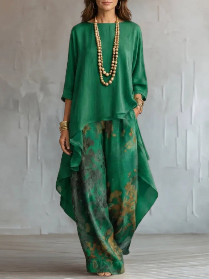 Harper | Flowy Asymmetric Floral Set