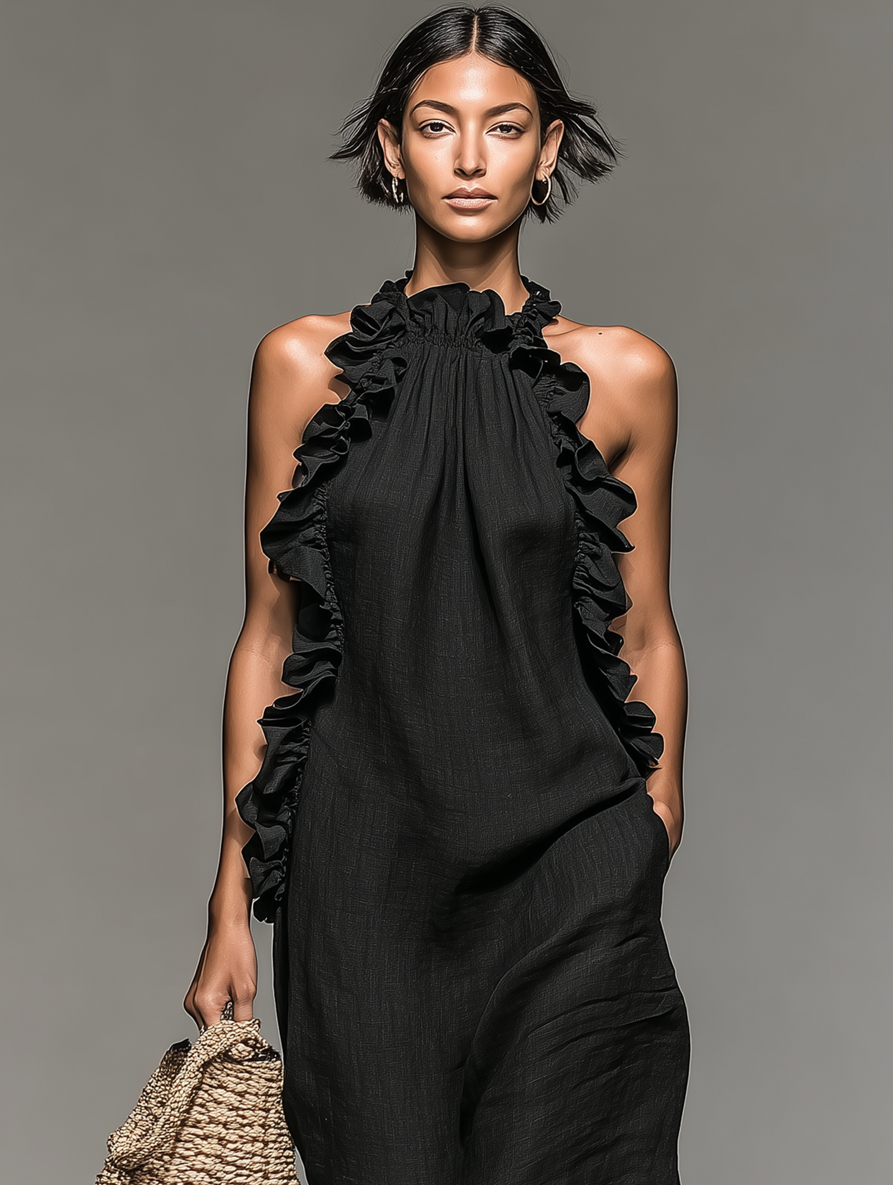 Avielle Casual Pocketed Maxi Dress - styling view