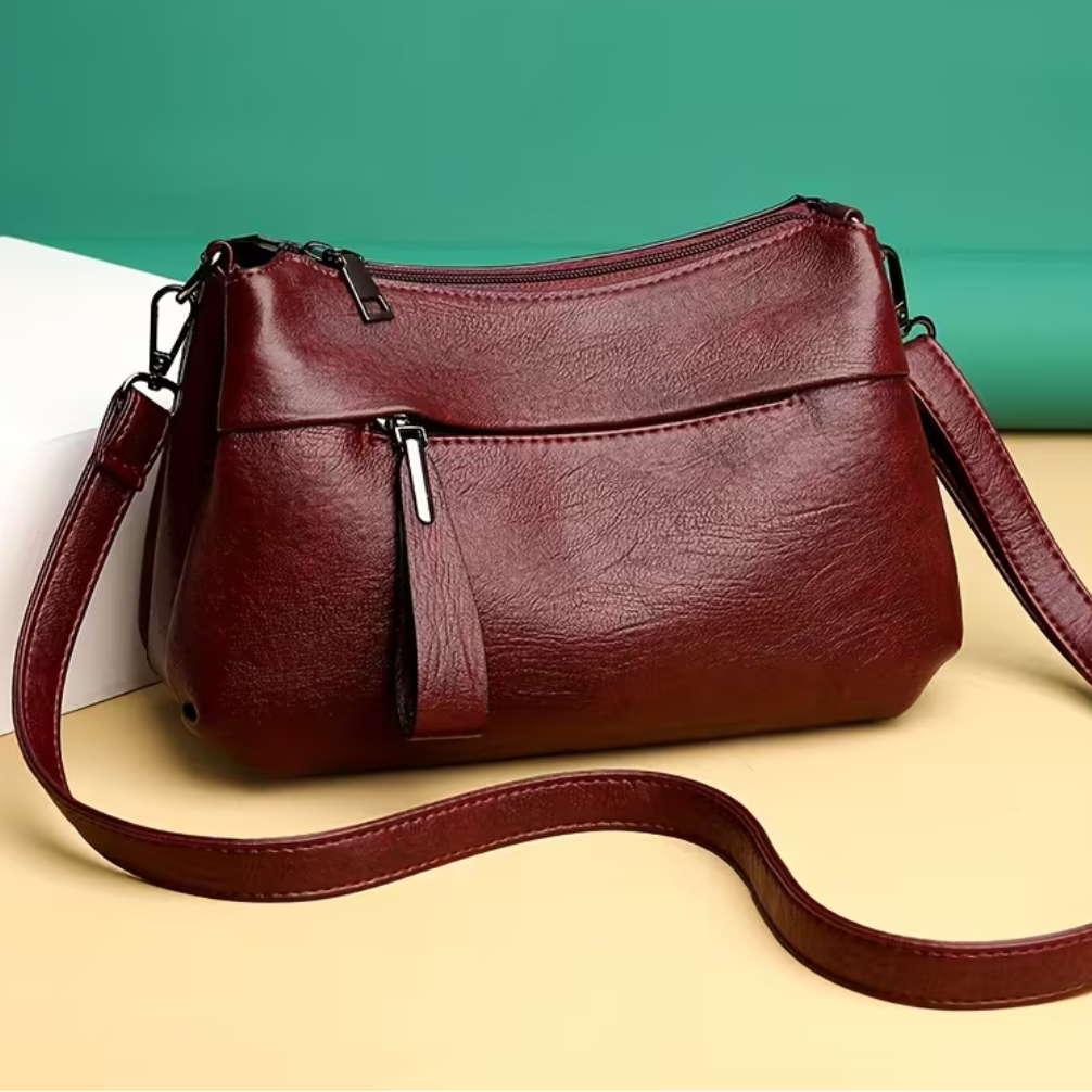 Alana Crossbody Bag in Red