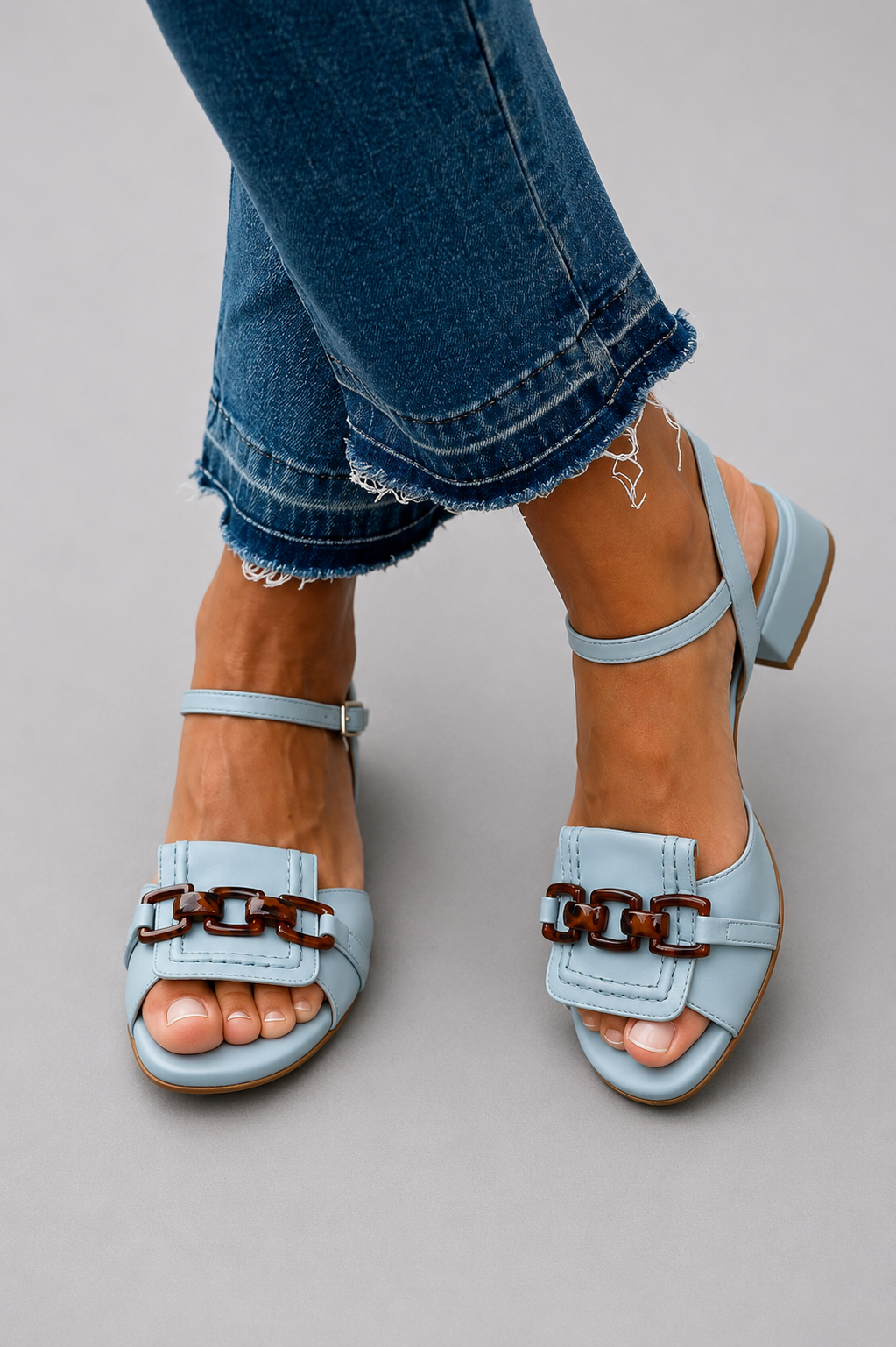 Erica™ Coastal Elegance Sandals — Blue