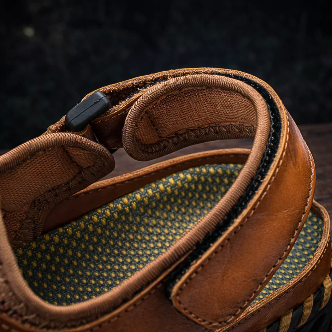Moretti | Leather Sandals with Support
