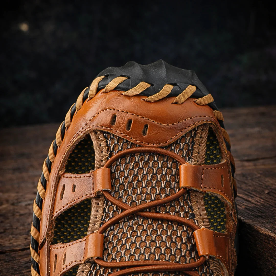 Moretti | Leather Sandals with Support