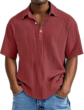 Julian Retro Summer Shirt - Burgundy