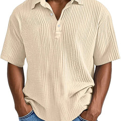 Julian Retro Summer Shirt - Apricot