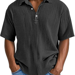 Julian Retro Summer Shirt - Black