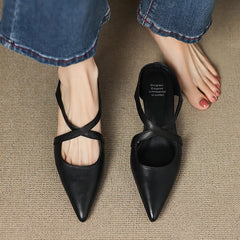 Aluna Genuine Leather Mules pair