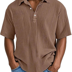 Julian Retro Summer Shirt - Brown