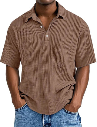 Julian Retro Summer Shirt - Brown
