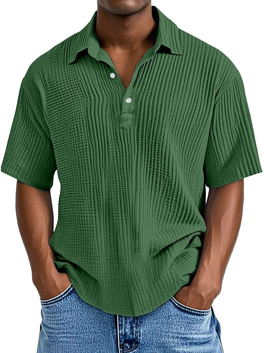 Julian Retro Summer Shirt - Green