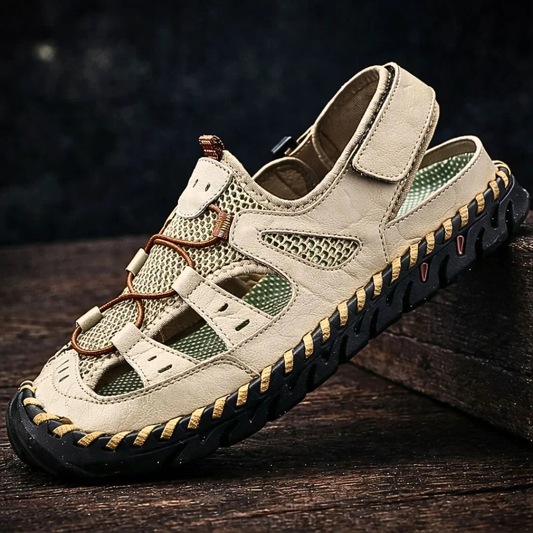 Moretti | Leather Sandals with Support
