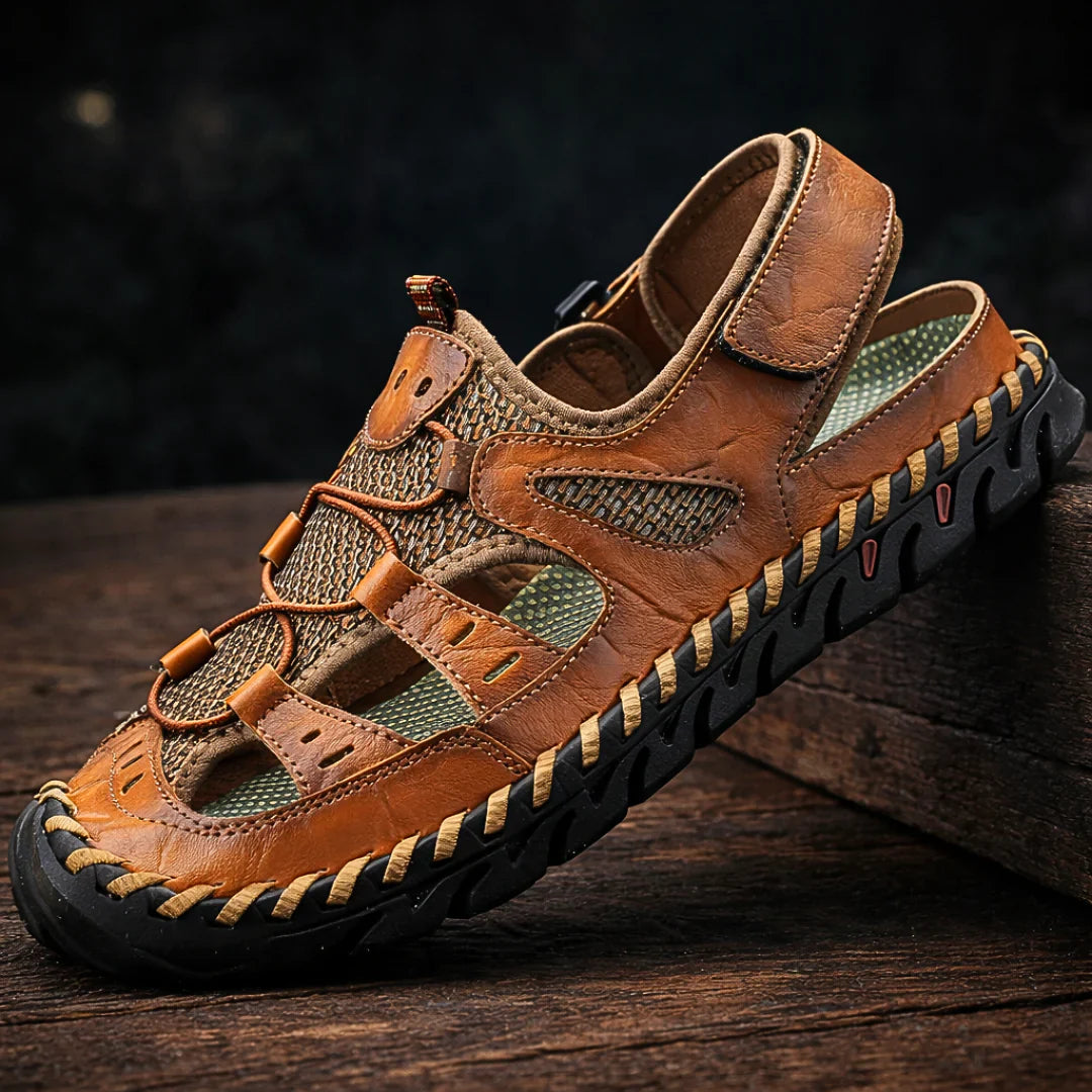 Moretti | Leather Sandals with Support