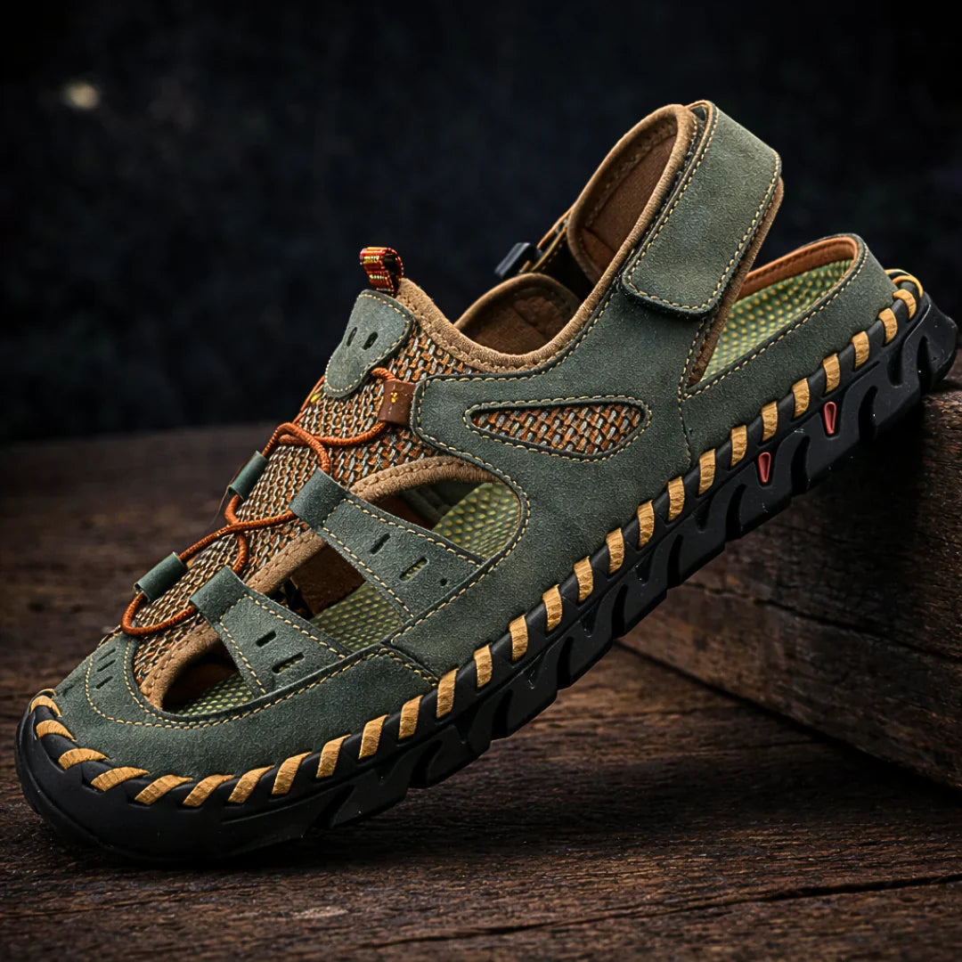 Moretti | Leather Sandals with Support
