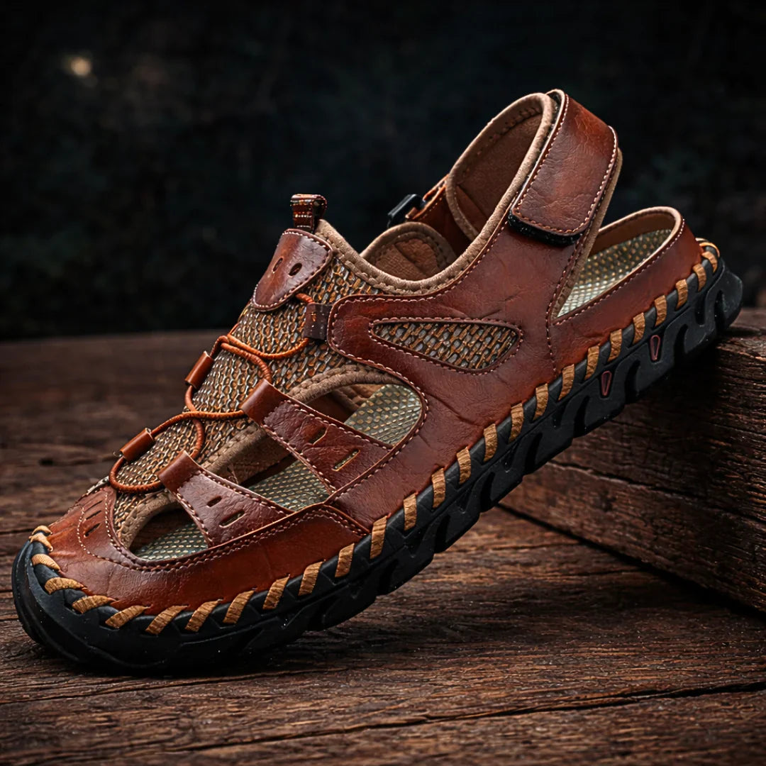 Moretti | Leather Sandals with Support
