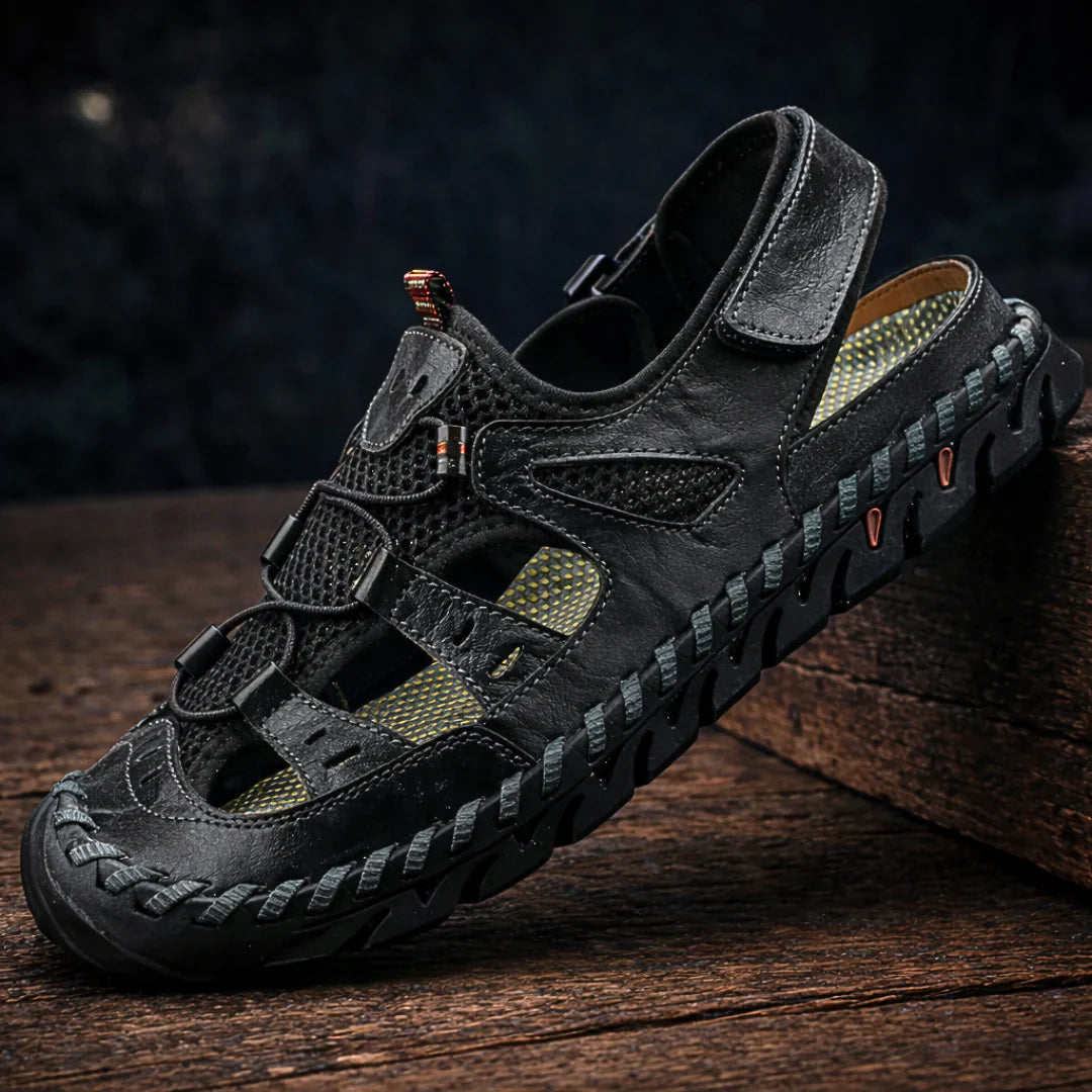 Moretti | Leather Sandals with Support
