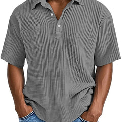 Julian Retro Summer Shirt - Grey