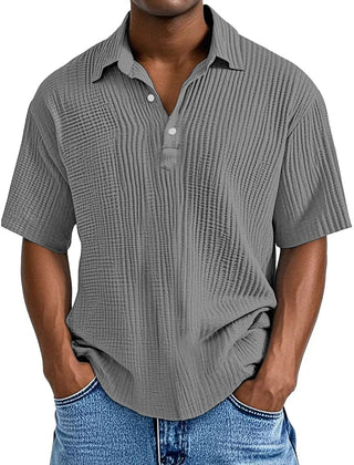 Julian Retro Summer Shirt - Grey
