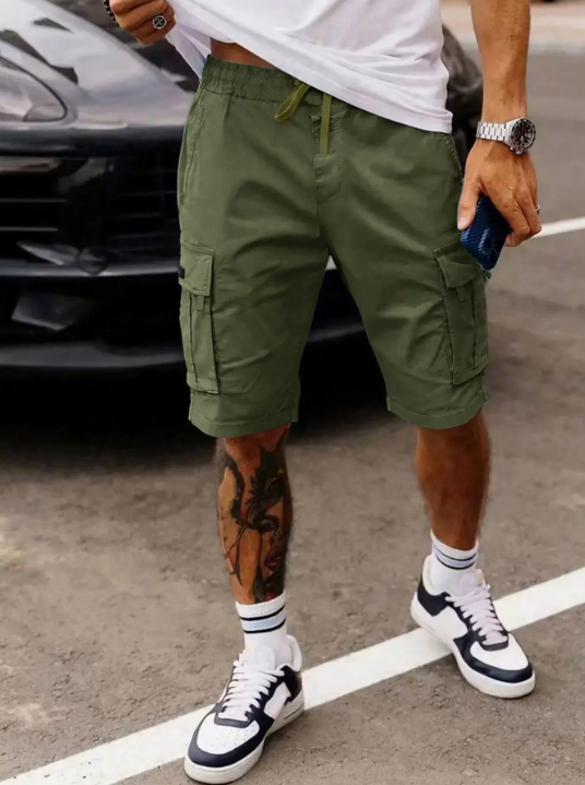 Elias -  Multi-Pocket Cargo Shorts