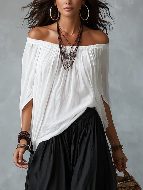 Tessie l Top and Loose Pants Set