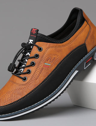 Edmund Classic Oxford Shoes - Caramel