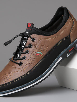 Edmund Classic Oxford Shoes - Dark Brown