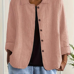 Denise Women's Classic Light Long Sleeve Top - Pink
