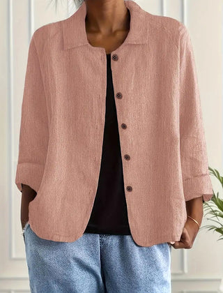 Denise Women's Classic Light Long Sleeve Top - Pink