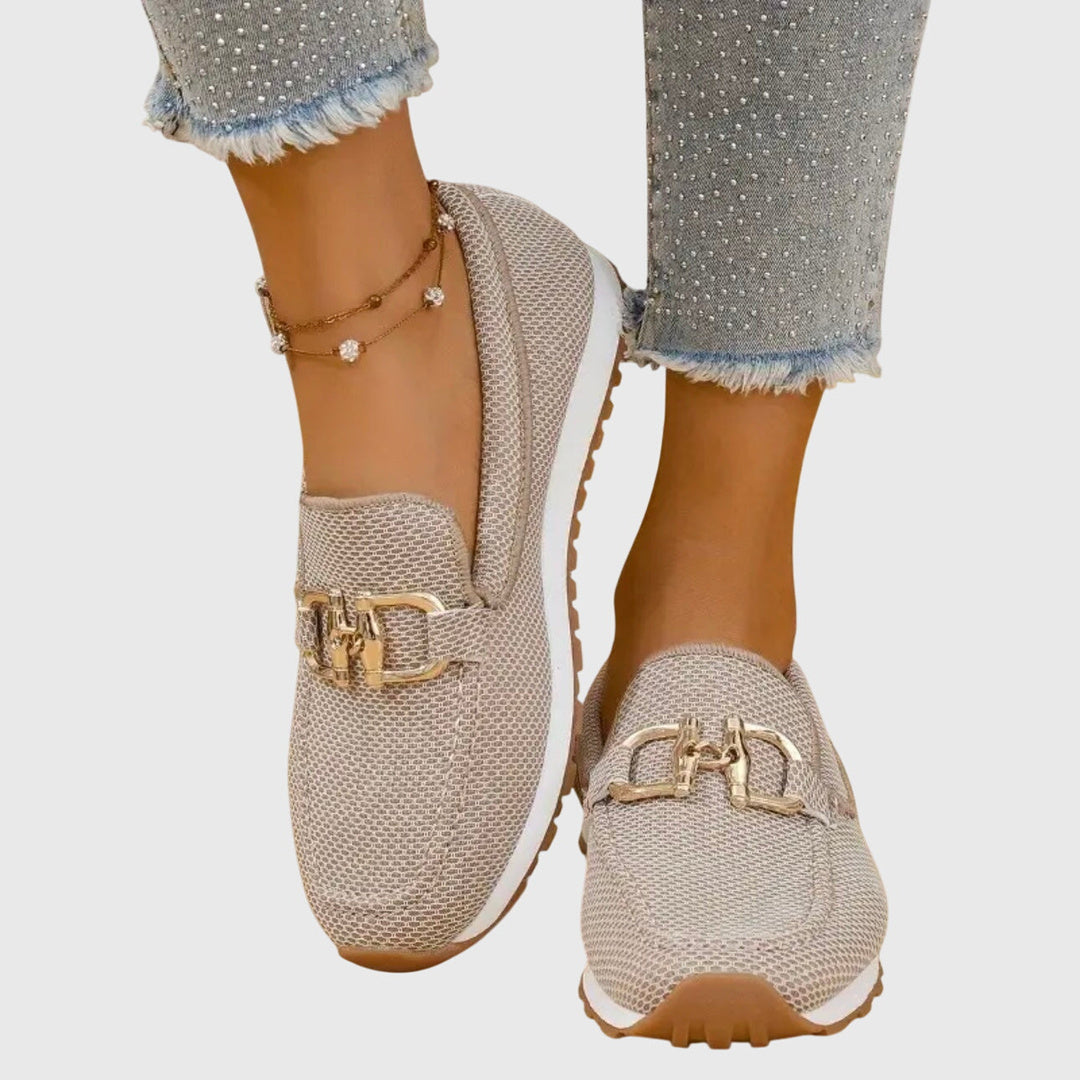 Jocelyn Orthopaedic Loafer Sneakers - Beige