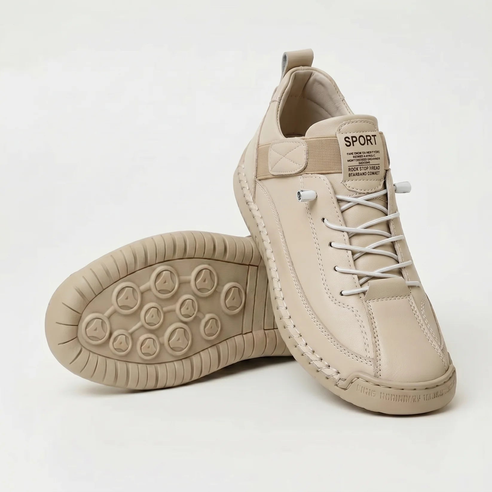 Rosie Comfortable Orthopedic Sneakers – Sand Beige