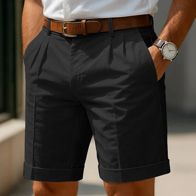 Summer Pleated Shorts - full look