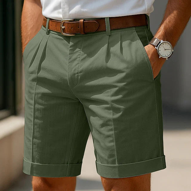 Summer Pleated Shorts - detail view